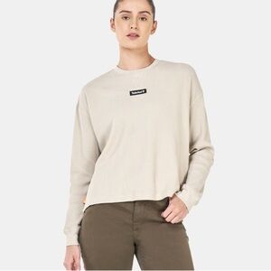 Timberland Thermal Top Cream Long Sleeve Outdoor 100% Cotton Medium Women’s